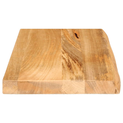 Bordsskiva 40x20x2,5 cm levande kant massivt mangoträ