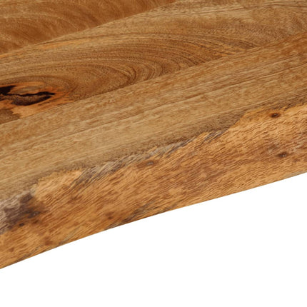 Bordsskiva 40x20x2,5 cm levande kant massivt mangoträ