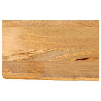 Bordsskiva 60x20x2,5 cm levande kant massivt mangoträ