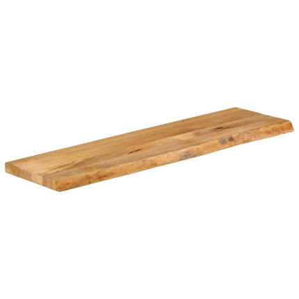 Bordsskiva 100x20x2,5 cm levande kant massivt mangoträ