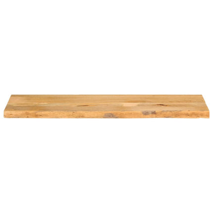 Bordsskiva 120x20x2,5 cm levande kant massivt mangoträ