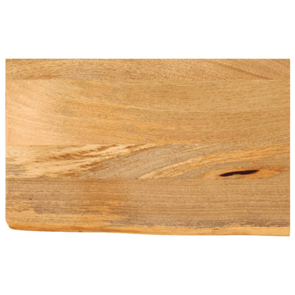 Bordsskiva 40x30x2,5 cm levande kant massivt mangoträ