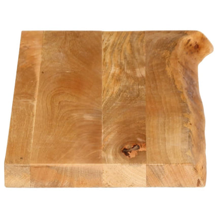 Bordsskiva 70x30x2,5 cm levande kant massivt mangoträ