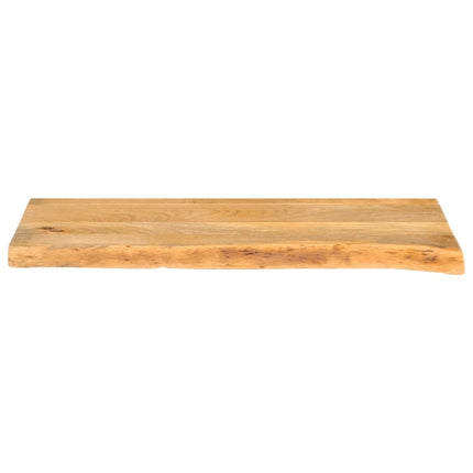 Bordsskiva 90x30x2,5 cm levande kant massivt mangoträ