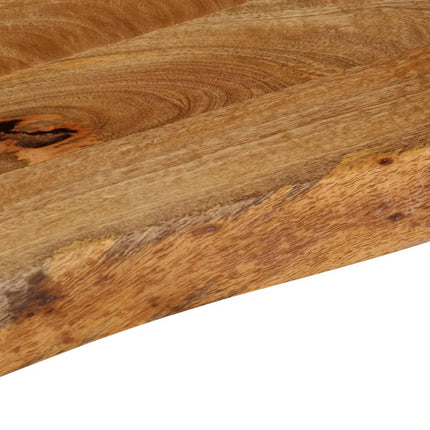 Bordsskiva 90x30x2,5 cm levande kant massivt mangoträ