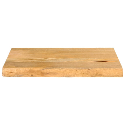 Bordsskiva 60x40x2,5 cm levande kant massivt mangoträ