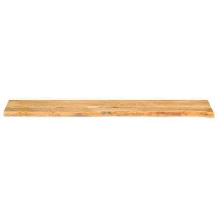 Bordsskiva 160x40x2,5 cm levande kant massivt mangoträ