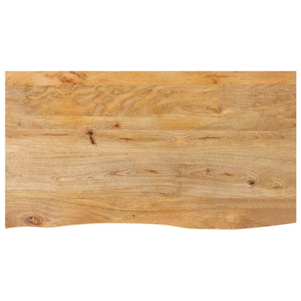 Bordsskiva 120x60x2,5 cm levande kant massivt mangoträ