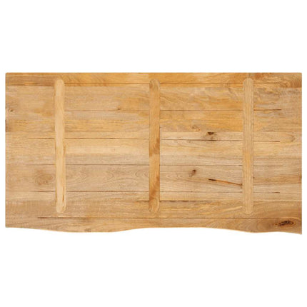 Bordsskiva 120x60x2,5 cm levande kant massivt mangoträ