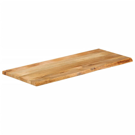 Bordsskiva 140x60x2,5 cm levande kant massivt mangoträ