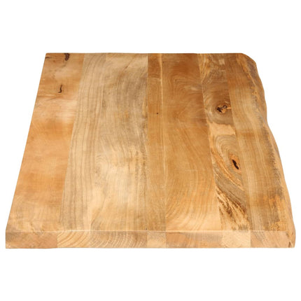Bordsskiva 140x60x2,5 cm levande kant massivt mangoträ