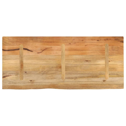 Bordsskiva 140x60x2,5 cm levande kant massivt mangoträ