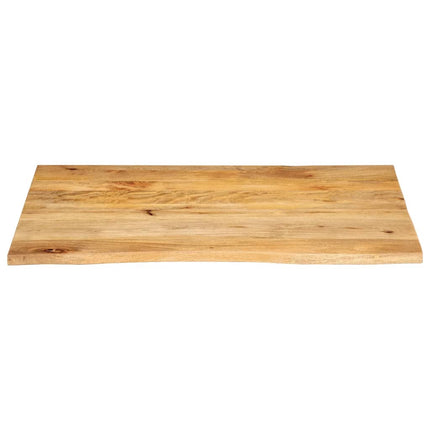 Bordsskiva 110x80x2,5 cm levande kant massivt mangoträ