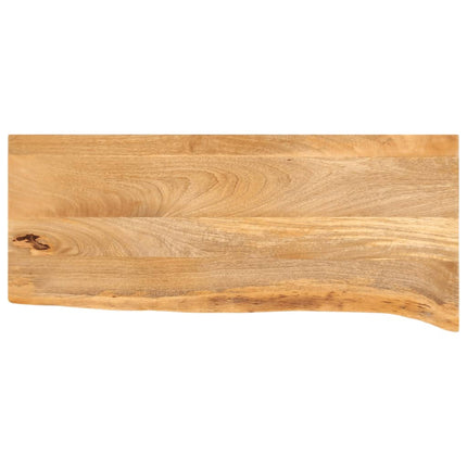 Bordsskiva 70x40x3,8 cm levande kant massivt mangoträ