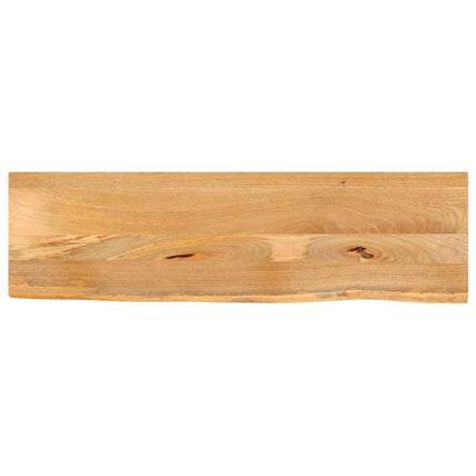 Bordsskiva 120x40x3,8 cm levande kant massivt mangoträ