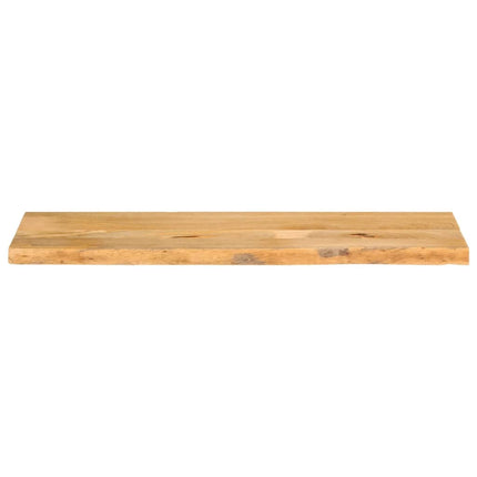 Bordsskiva 120x40x3,8 cm levande kant massivt mangoträ