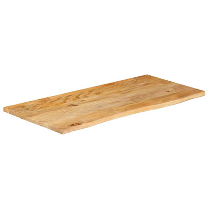 Bordsskiva 100x60x3,8 cm levande kant massivt mangoträ
