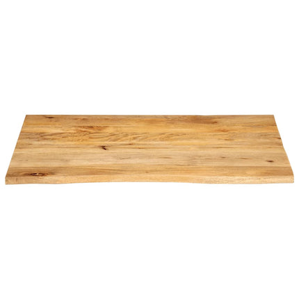 Bordsskiva 110x80x3,8 cm levande kant massivt mangoträ