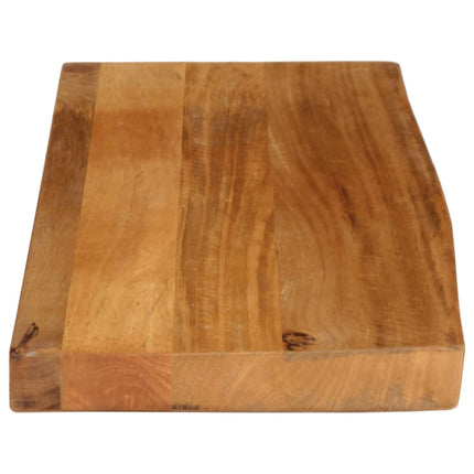 Bordsskiva 70x20x2,5 cm levande kant massivt mangoträ