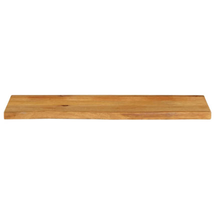 Bordsskiva 110x20x2,5 cm levande kant massivt mangoträ