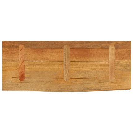 Bordsskiva 90x40x2,5 cm levande kant massivt mangoträ