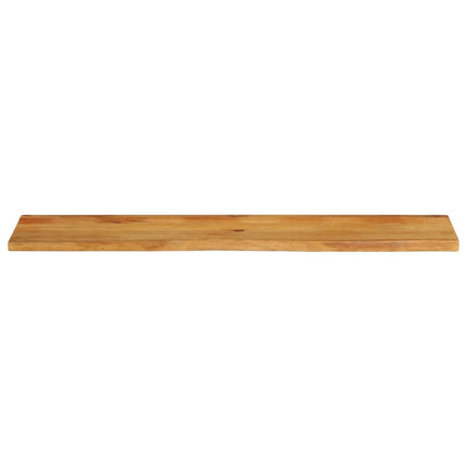 Bordsskiva 140x40x2,5 cm levande kant massivt mangoträ