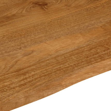 Bordsskiva 90x80x2,5 cm levande kant massivt mangoträ