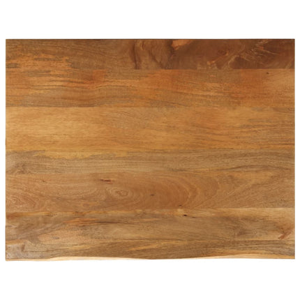 Bordsskiva 100x80x2,5 cm levande kant massivt mangoträ