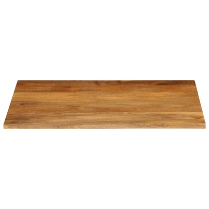 Bordsskiva 100x80x2,5 cm levande kant massivt mangoträ