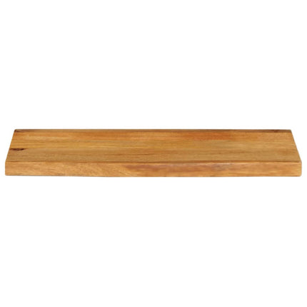 Bordsskiva 90x20x3,8 cm levande kant massivt mangoträ