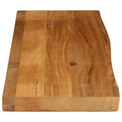 Bordsskiva 100x20x3,8 cm levande kant massivt mangoträ