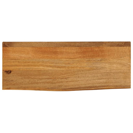 Bordsskiva 70x30x3,8 cm levande kant massivt mangoträ