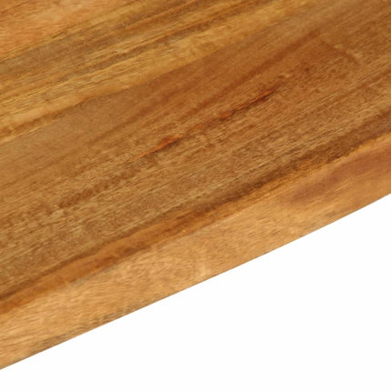 Bordsskiva 140x30x3,8 cm levande kant massivt mangoträ