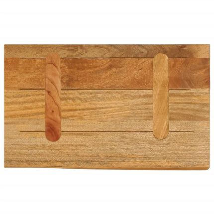 Bordsskiva 60x40x3,8 cm levande kant massivt mangoträ