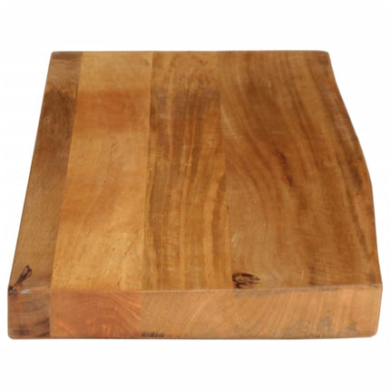 Bordsskiva 80x40x3,8 cm levande kant massivt mangoträ