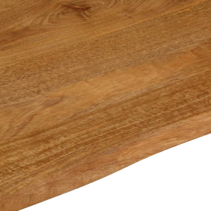 Bordsskiva 80x40x2,5 cm levande kant massivt mangoträ