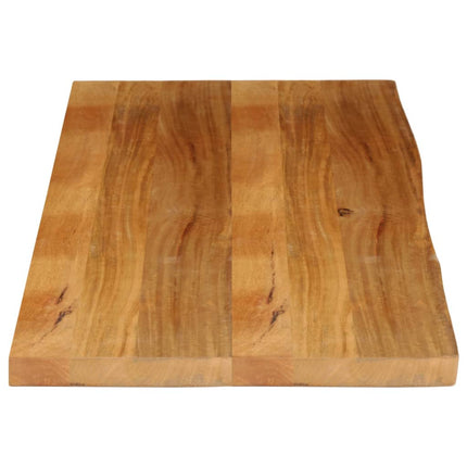 Bordsskiva 140x60x3,8 cm levande kant massivt mangoträ