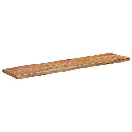 Bordsskiva 140x40x2,5 cm rektangulär massiv akacia rustik kant