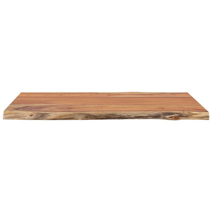 Bordsskiva 80x60x2,5 cm rektangulär massiv akacia rustik kant