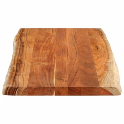 Bordsskiva 110x60x2,5 cm rektangulär massiv akacia levande kant