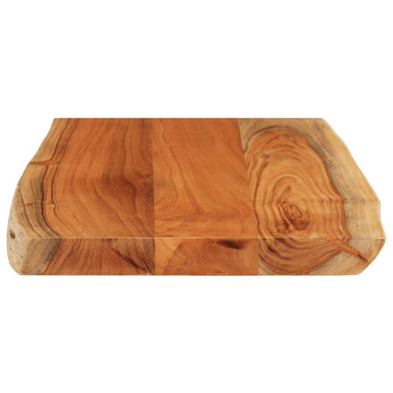 Bordsskiva 70x40x3,8 cm rektangulär massiv akacia levande kant