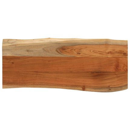 Bordsskiva 80x40x3,8 cm rektangulär massiv akacia rustik kant