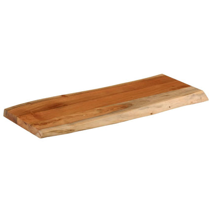 Bordsskiva 80x40x3,8 cm rektangulär massiv akacia rustik kant