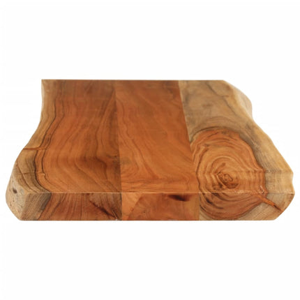 Bordsskiva 90x40x3,8 cm rektangulär massiv akacia rustik kant