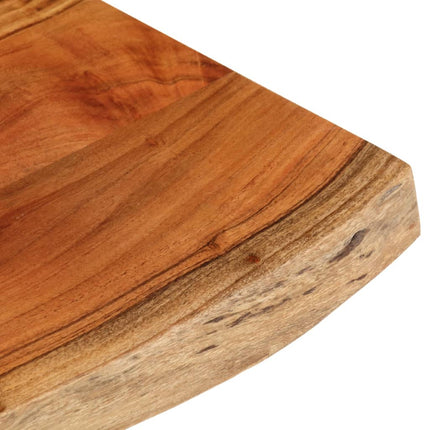 Bordsskiva 100x40x3,8 cm rektangulär massiv akacia rustik kant
