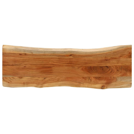 Bordsskiva 120x40x3,8 cm rektangulär massiv akacia rustik kant