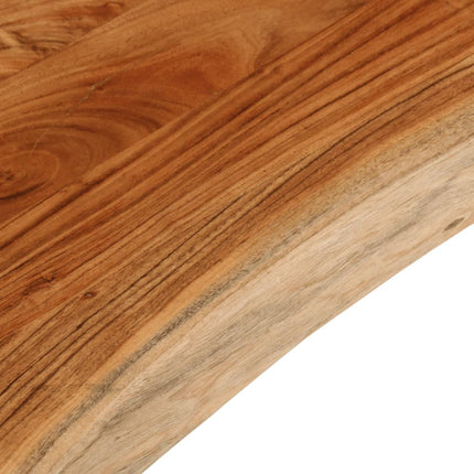 Bordsskiva 120x40x3,8 cm rektangulär massiv akacia rustik kant