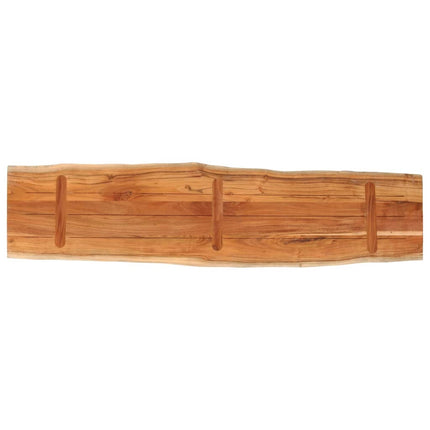 Bordsskiva 160x40x3,8 cm rektangulär massiv akacia rustik kant