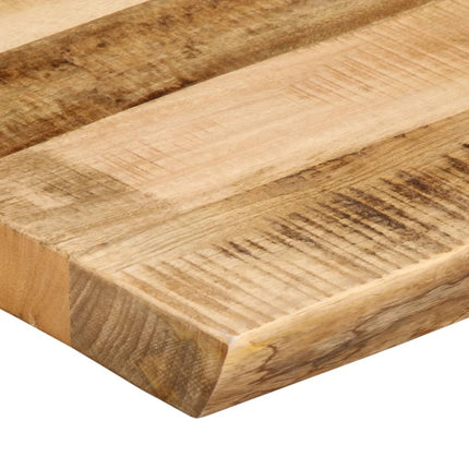Bordsskiva 50x40x3,8 cm levande kant massivt grovt mangoträ