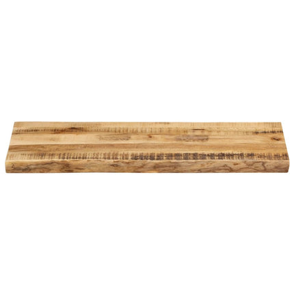 Bordsskiva 80x40x3,8 cm levande kant massivt grovt mangoträ